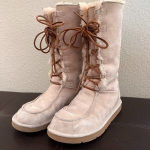 UGG Boots Knee High Lace Up